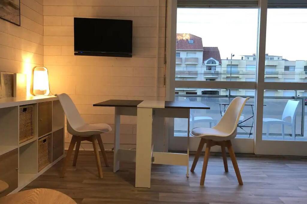 Studio, proche du Touquet, tout équipé à 100m de la plage Stella-Plage Esterno foto